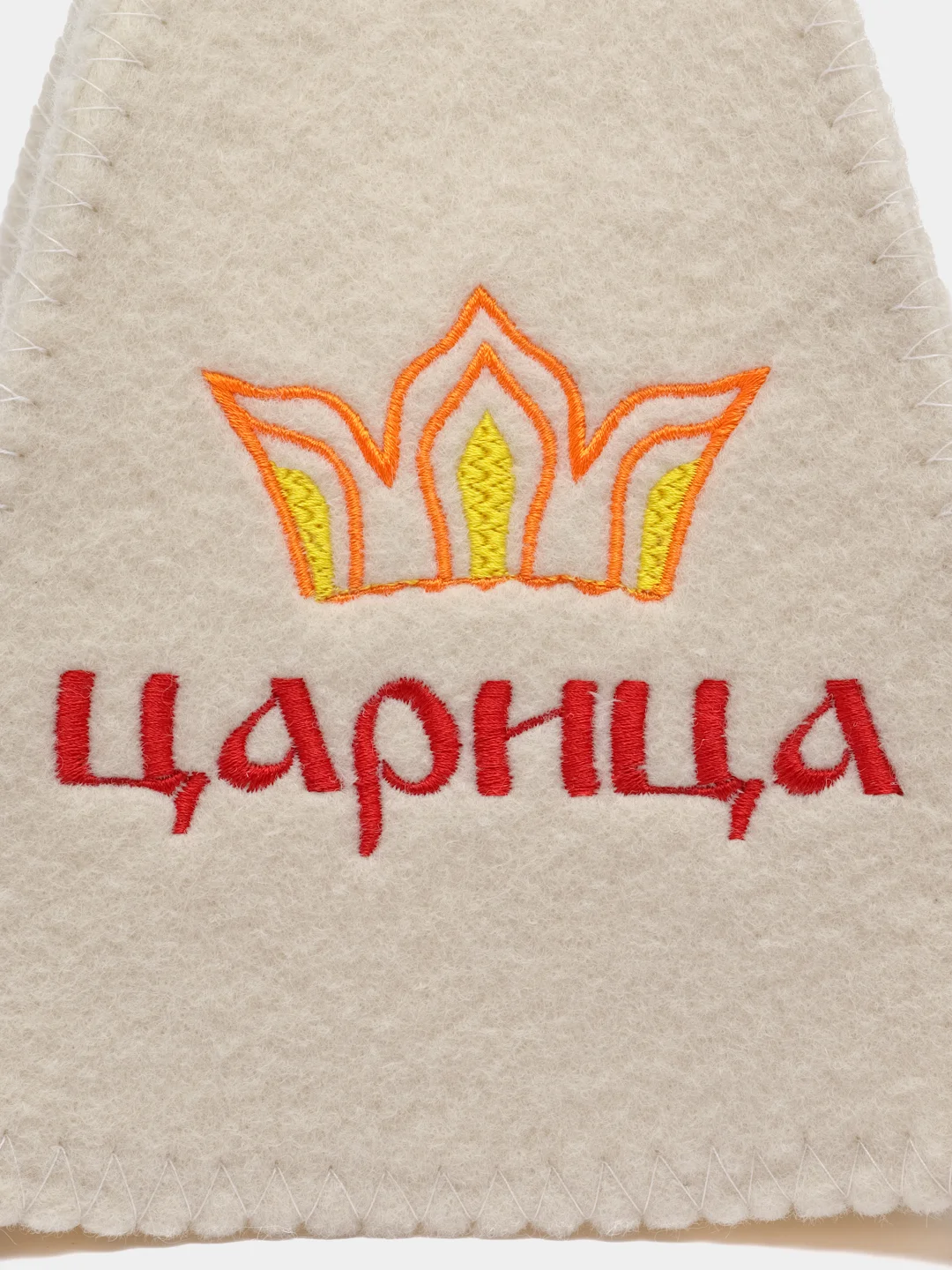 Белый шапка банная с принтом, шапка в баню, подарок к 8-му марта
