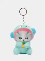 Бирюзовый мягкий брелок Куроми, Хелоу Китти - My Melody в костюме