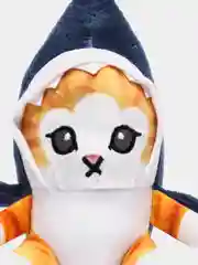 Синий мягкий брелок для ключей, сумки, рюкзака Кот-батон, Панда-батон, Гусь-обнимусь, Стч, Почита и др