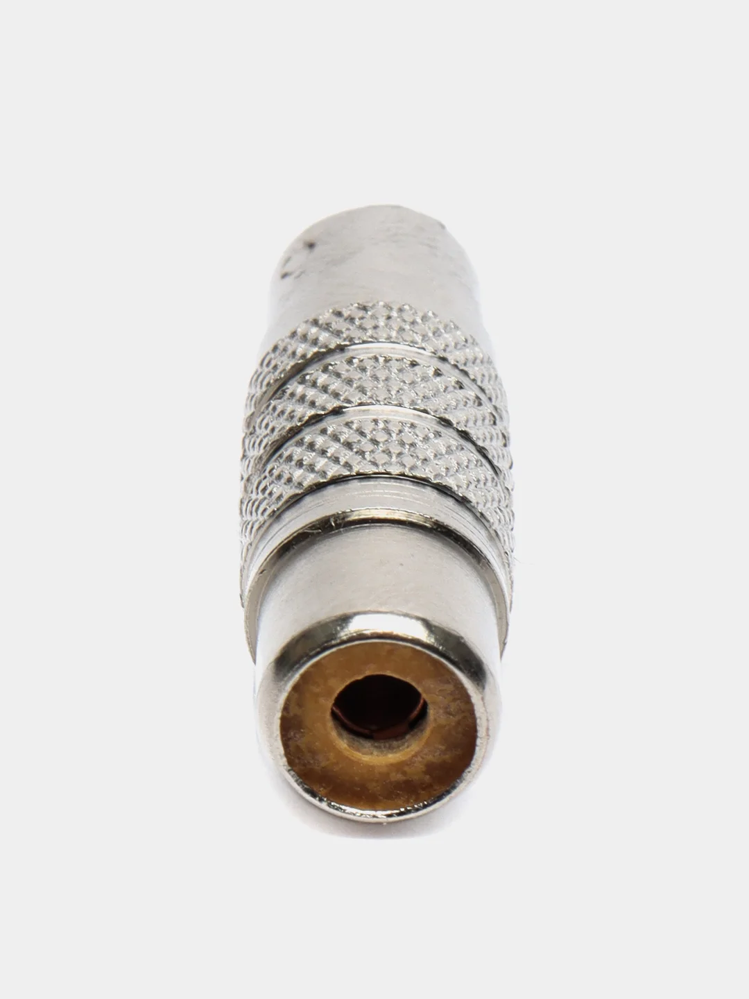 Переходник гнездо RCA -&gt гнездо RCA металл
