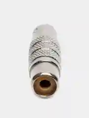 Переходник гнездо RCA -&gt гнездо RCA металл