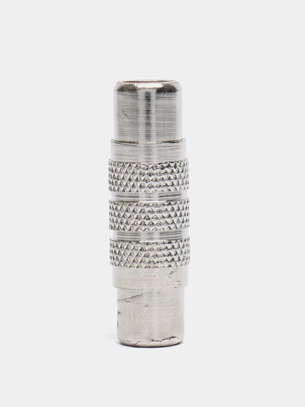 Переходник гнездо RCA -&gt гнездо RCA металл
