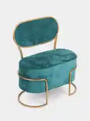 Розовый банкетка овальная