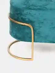 Розовый банкетка овальная