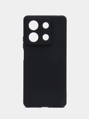 Чехол Xiaomi Redmi Note 13 5G / Poco X6 / Редми Нот 13 5Г / Поко Х6 черный, силиконовый