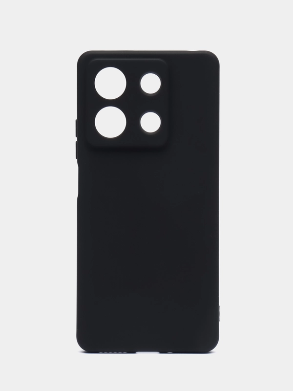 Чехол Xiaomi Redmi Note 13 5G / Poco X6 / Редми Нот 13 5Г / Поко Х6 черный, силиконовый
