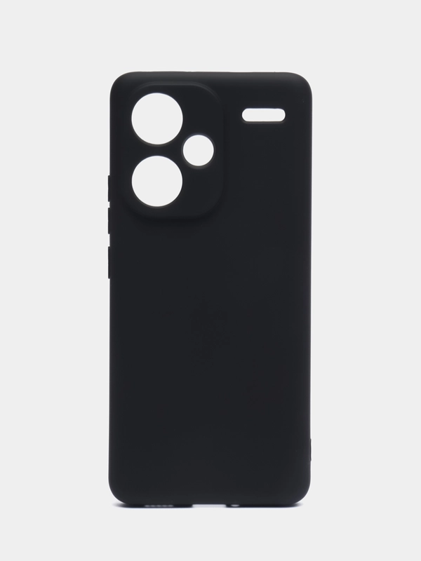 Чехол Xiaomi Redmi Note 13 Pro Plus + / Сяоми Редми Нот 13 Про Плюс, черный, силиконовый