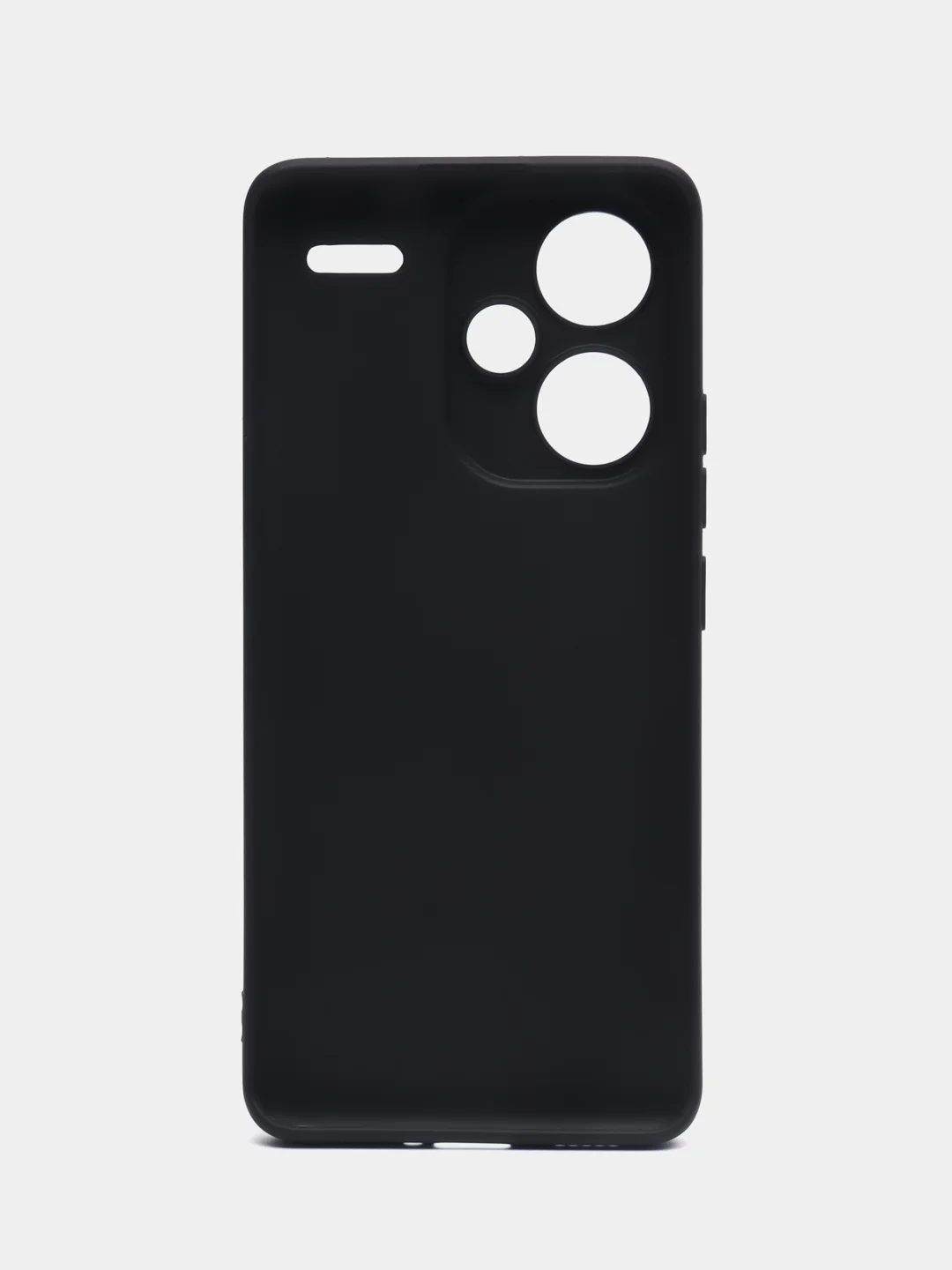 Черный чехол Xiaomi Redmi Note 13 Pro Plus + / Сяоми Редми Нот 13 Про Плюс, черный, силиконовый