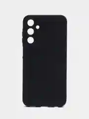 Черный чехол Samsung Galaxy A25 / Самсунг Галакси А25 силиконовый, цветной, матовый