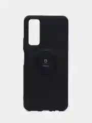 Черный чехол Huawei P Smart 2021 / Хуавей П Смарт 2021 силиконовый iFace магнитный с кольцом