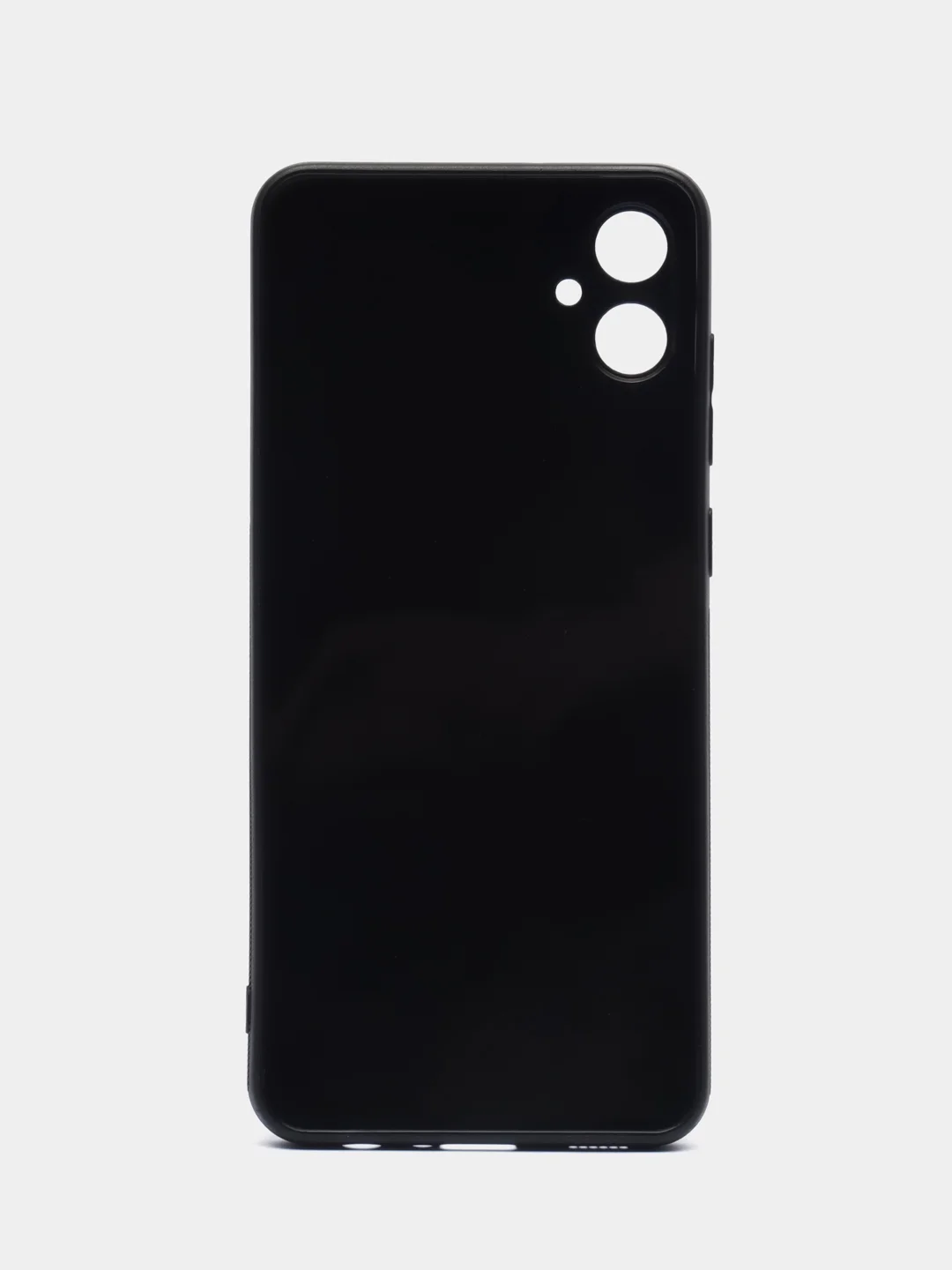 Черный чехол для Samsung Galaxy A05 / Самсунг Галакси А05, силиконовый, под карбон