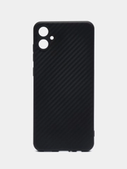 Чехол для Samsung Galaxy A05 / Самсунг Галакси А05, силиконовый, под карбон