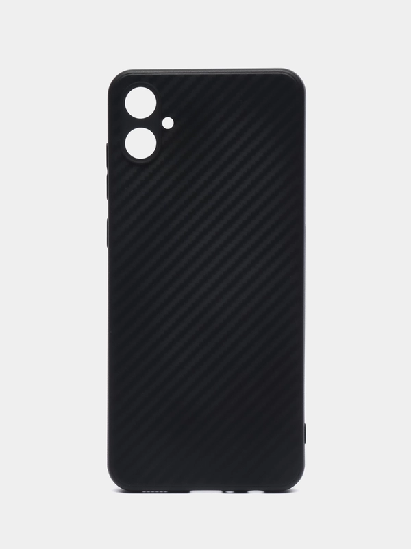 Чехол для Samsung Galaxy A05 / Самсунг Галакси А05, силиконовый, под карбон