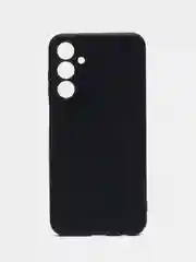 Черный чехол для Samsung Galaxy A25 / Самсунг Галакси А25, силиконовый, под карбон