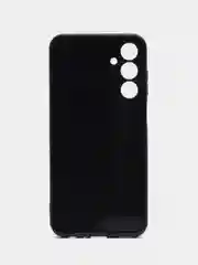 Черный чехол для Samsung Galaxy A25 / Самсунг Галакси А25, силиконовый, под карбон