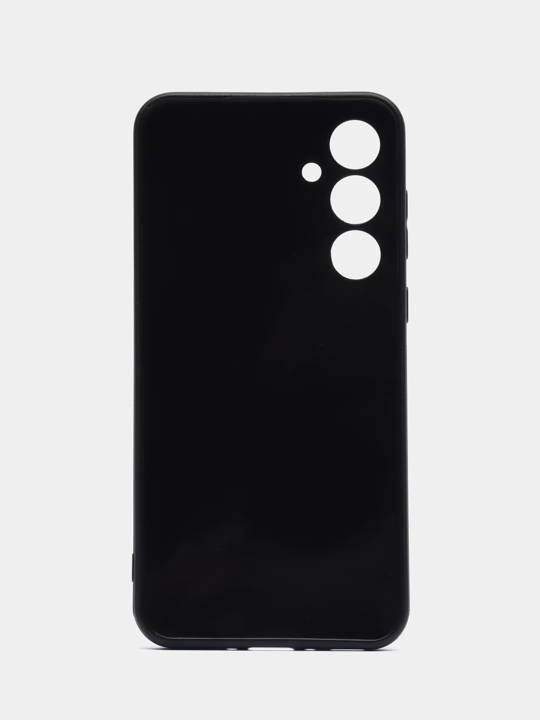 Черный чехол для Samsung Galaxy A35 / Самсунг Галакси А35, силиконовый, под карбон
