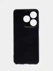 Черный чехол для Tecno Spark 10 / 10C, Техно Спарк 10 / 10С, силиконовый, под карбон