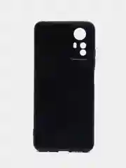 Черный чехол для Redmi Note 12S / Редми Нот 12С, силиконовый, под карбон