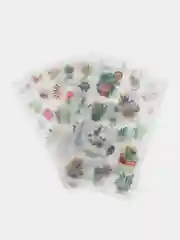 Салатовый наклейки-стикеры в стиле аниме для скрапбукинга, творчества, украшения дневников