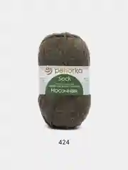 Хаки пряжа Пехорка Носочная 50% шерсть, 50% акрил 100г, 200м