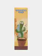 Зеленый кактус-повторюшка танцующая и поющая игрушка