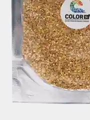 Золотой стеклянная крошка, фр. 2-4 мм, 100 гр,  COLOR Si