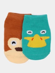 Носки детские с принтом Animals, 2 пары