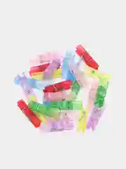 Декоративные прищепки разноцветные, 20 шт+ 5 в подарок, Color Si