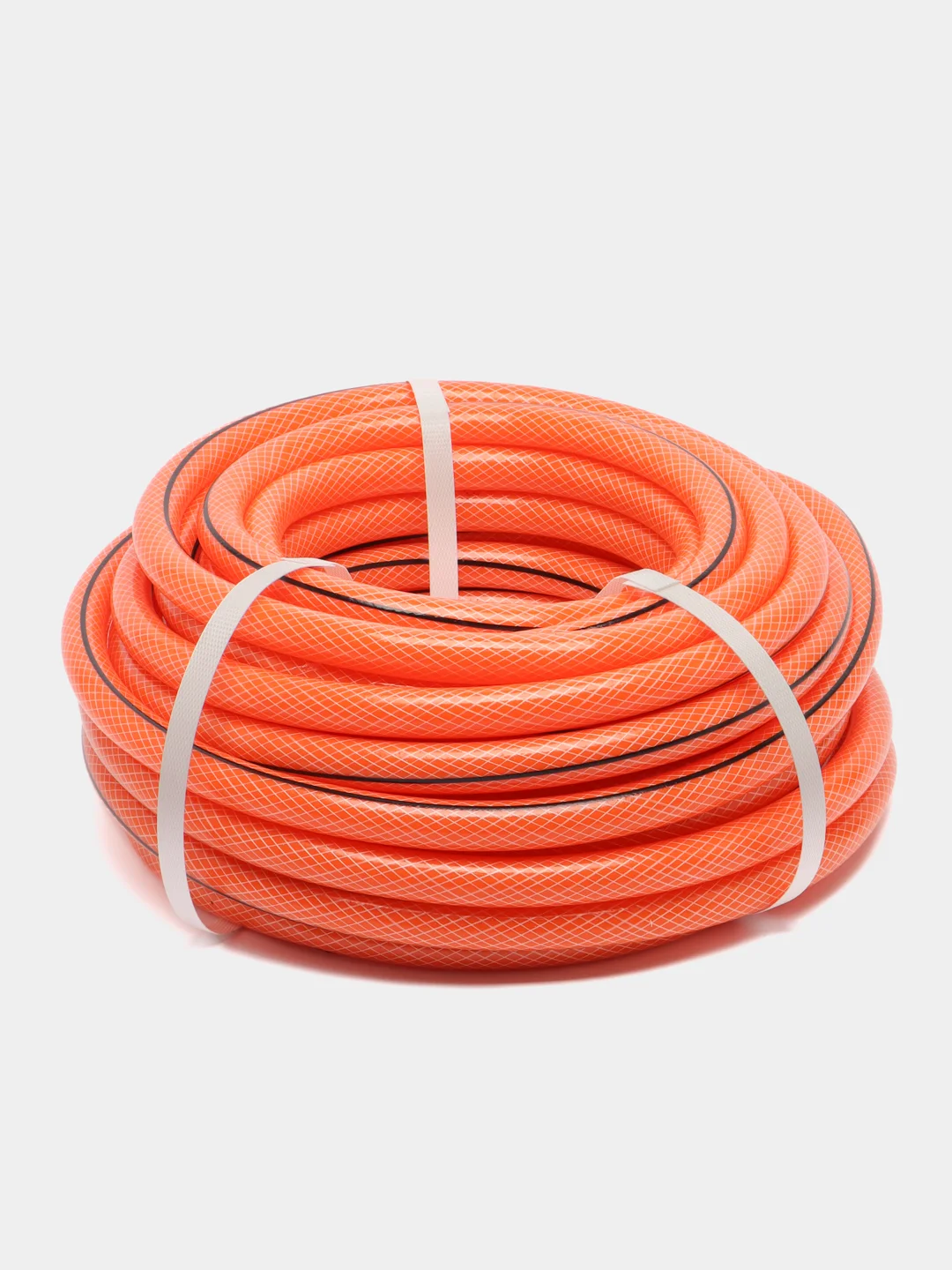 Оранжевый шланг ПВХ цветной, color Orange-black, 3/4, д.18 мм, т.с.1,9 мм, 25 м