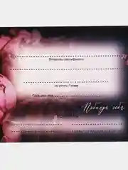 Алый подарочные набор сертификаты 5 и 10 шт на услуги/сумму/товар с конвертом/подарок