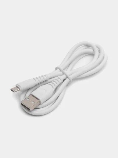 Белый кабель для быстрой зарядки, Micro-USB, до 2,4 А, 1 м, для Android, Samsung, Xiaomi, Honor)