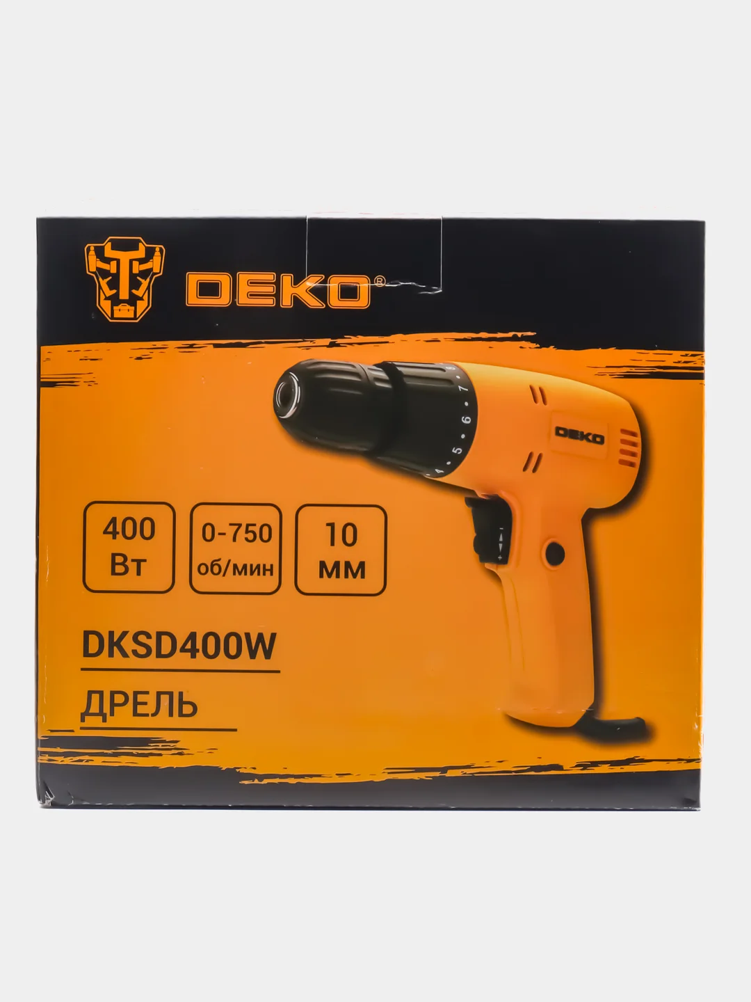 Шуруповерт сетевой с быстрозажимным патроном, сетевая дрель DEKO DKSD400W, 400Вт