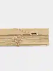 Жалюзи на окна горизонтальные под дерево бежевые Brabix 55*155 см, 608619