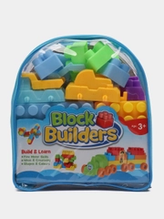 Конструктор детский, блочный, обучающий, развивающий Block Builders