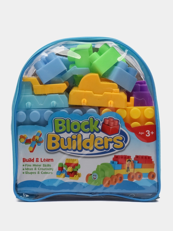 Конструктор детский, блочный, обучающий, развивающий Block Builders