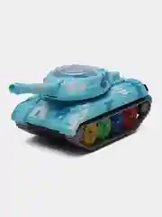 Голубой танк музыкальный с подсветкой