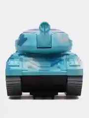 Голубой танк музыкальный с подсветкой
