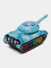 Голубой танк музыкальный с подсветкой