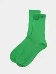 Лесной зеленый женские длинные носки