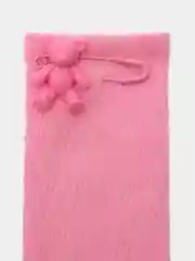 Розовый женские длинные носки