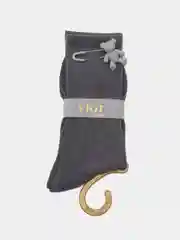 Серый женские длинные носки