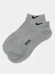 Носки мужские спортивные короткие с вышитым принтом Найк (Nike), хлопок, набор 5 пар