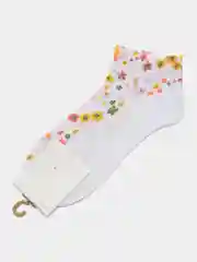 Белый женские короткие носки