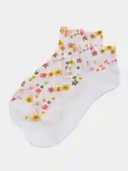 Белый женские короткие носки
