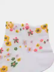 Белый женские короткие носки
