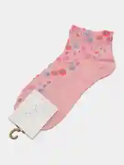Розовый женские короткие носки