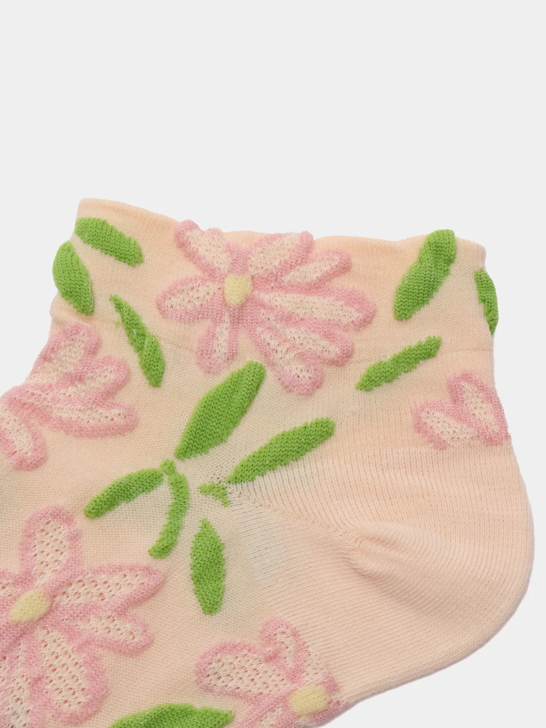 Розовый женские короткие носки