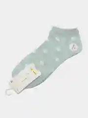 Бирюзовый женские короткие носки