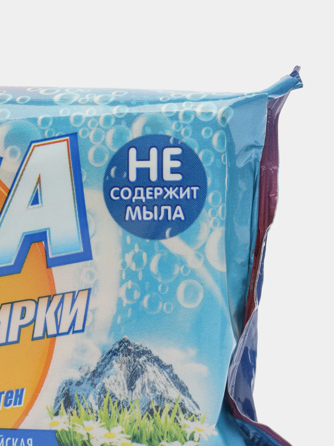 Бирюзовый средство для для ручной стирки и удаления пятен MEGA Альпийская свежесть