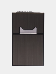 Портсигар с электрической зажигалкой, зарядка от USB